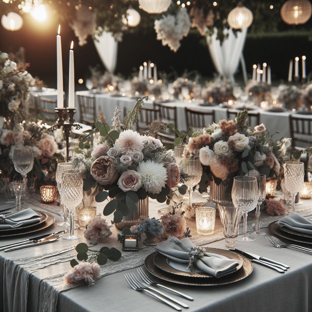 Tendances Actuelles en Décoration de Table pour Mariages